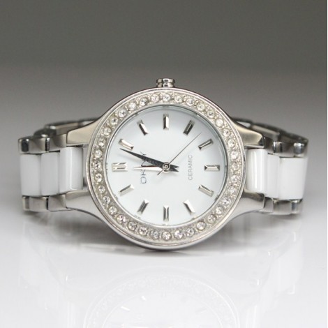 ceas de dama Donna Karan "Ceramic Line ". model ny 8139